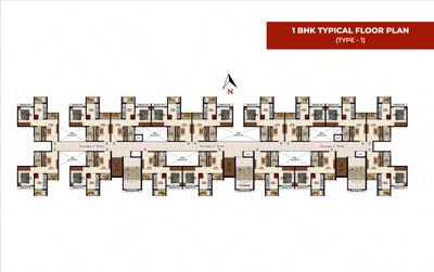 Project Image of 335.0 - 350.5 Sq.ft 1 BHK Apartment for buy in Arzoo Greens