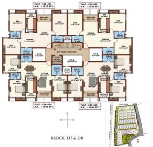 Project Image of 580.0 - 1400.0 Sq.ft 1 BHK Apartment for buy in Prince Village