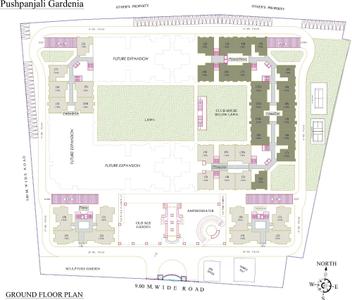 Project Image of 1325.0 - 2210.0 Sq.ft 2 BHK Apartment for buy in Pushpanjali Gardenia