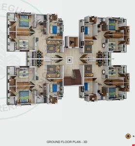 Project Image of 706.11 - 706.76 Sq.ft 3 BHK Apartment for buy in Shree Haridwar Ashish