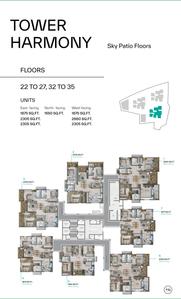 Project Image of 1550.0 - 2660.0 Sq.ft 3 BHK Apartment for buy in Levonor Egeira