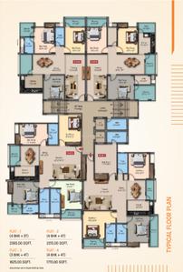 Project Image of 1625.0 - 2365.0 Sq.ft 3 BHK Apartment for buy in MLB Brij Rama