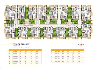 Project Image of 1067.0 - 2028.0 Sq.ft 2 BHK Apartment for buy in Vaishnavi Houdini