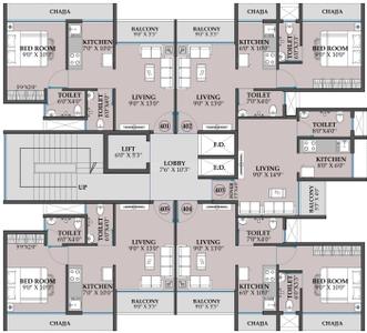 Project Image of 239.93 - 690.0 Sq.ft 1 RK Apartment for buy in Gravity Prime
