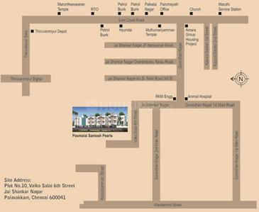 Project Image of 885.0 - 1435.0 Sq.ft 2 BHK Apartment for buy in Poomalai Santosh Pearls