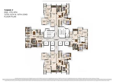 Project Image of 622.15 - 1246.14 Sq.ft 2 BHK Apartment for buy in Kanakia Silicon Valley F