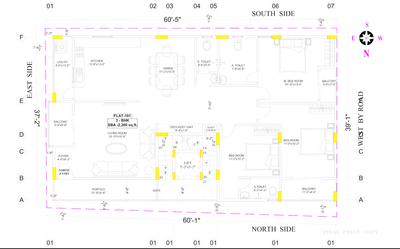 Project Image of 0.0 - 2400.0 Sq.ft 3 BHK Apartment for buy in Balaji Nilayam