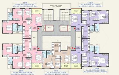 Project Image of 758.75 - 1097.6 Sq.ft 2 BHK Apartment for buy in Mittal Sun Emerald