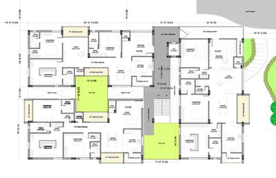 Project Image of 2100.0 - 2725.0 Sq.ft 3 BHK Apartment for buy in Elements Rocktown Colony