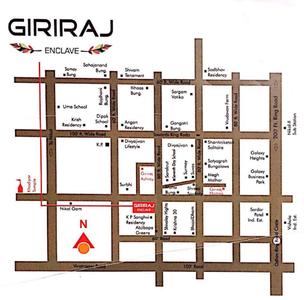 Project Image of 1215.0 - 1656.0 Sq.ft 2 BHK Apartment for buy in Giriraj Land Enclave