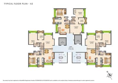Project Image of 0.0 - 430.02 Sq.ft 1 BHK Apartment for buy in Raunak Bliss B4