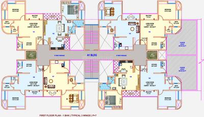 Project Image of 599.01 - 735.18 Sq.ft 2 BHK Apartment for buy in Bhujbal Quadra Town