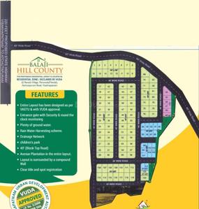 Project Image of 1494.0 - 2403.0 Sq.ft Residential Plot Plot for buy in Siri Venkateswara Balaji Hill County