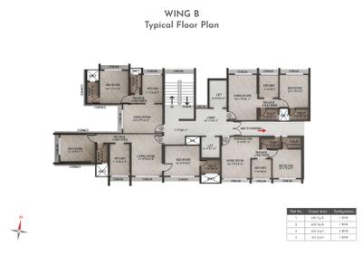 Project Image of 405.0 - 636.0 Sq.ft 1 BHK Apartment for buy in Nirmiti Seasons