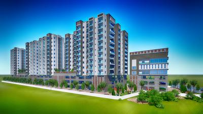Project Image of 707.32 - 1225.0 Sq.ft 2 BHK Apartment for buy in Goldenkey Meraki