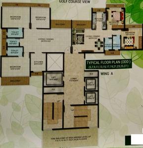 Project Image of 783.0 - 826.0 Sq.ft 3 BHK Apartment for buy in Bhagwati Greens 3