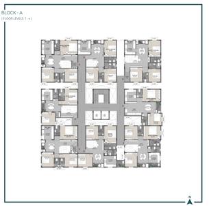 Project Image of 1284.0 - 1365.0 Sq.ft 3 BHK Apartment for buy in The Banyan