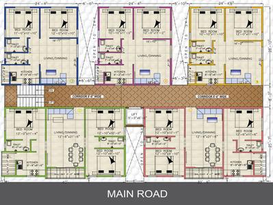 Project Image of 885.0 - 1306.0 Sq.ft 2 BHK Apartment for buy in Pride Sky Heights