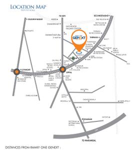 Project Image of 1310.0 - 1860.0 Sq.ft 2 BHK Apartment for buy in Ramky One Genext Towers