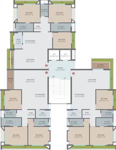 Project Image of 1072.52 - 1135.81 Sq.ft 3 BHK Apartment for buy in Swastik Sangath Homes