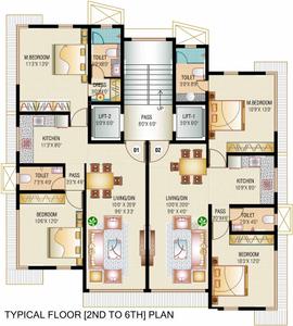 Project Image of 685.0 - 720.0 Sq.ft 2 BHK Apartment for buy in JPV Pratap Villa