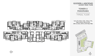 Project Image of 598.04 - 896.85 Sq.ft 2 BHK Apartment for buy in Godrej Ascend Phase 2
