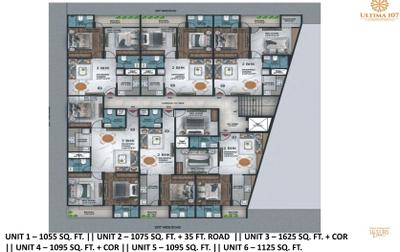 Project Image of 1055.0 - 2295.0 Sq.ft 2 BHK Builder Floor for buy in Arenaa Heights The Ultima 107