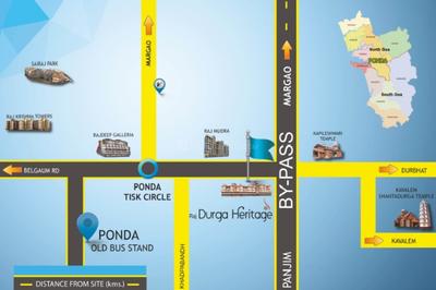 Project Image of 474.0 - 500.0 Sq.ft 1 BHK Apartment for buy in Raj Durga Heritage