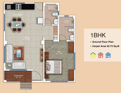 Project Image of 546.0 - 1092.0 Sq.ft 1 BHK Villa for buy in Bhide Euro Ville Phase I Villa