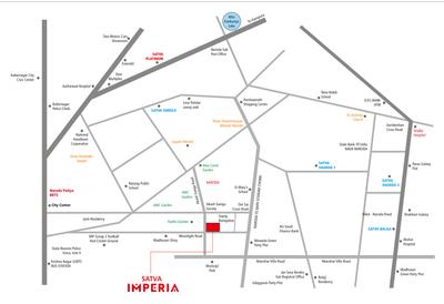 Project Image of 624.52 - 850.24 Sq.ft 2 BHK Apartment for buy in Satva Imperia