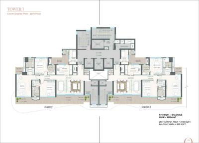 Project Image of 3100.0 - 5410.0 Sq.ft 4 BHK Apartment for buy in Navraj The Marq