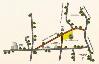 Project Image of 757.89 - 1478.96 Sq.ft 2 BHK Apartment for buy in Surana Shantiban Phase II
