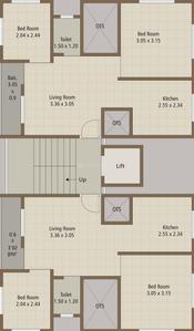 Project Image of 0.0 - 470.0 Sq.ft 2 BHK Apartment for buy in Amar Vandan Avenue