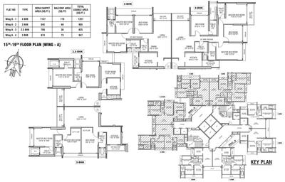 Project Image of 675.54 - 1310.61 Sq.ft 2 BHK Apartment for buy in Gundecha Rexon Suites Phase I