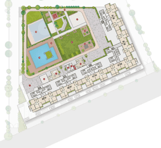 Project Image of 494.49 - 1100.0 Sq.ft 2 BHK Apartment for buy in Balaji Delta Tower 2 