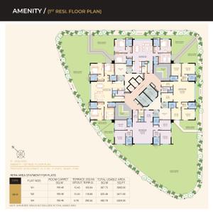 Project Image of 1932.0 - 5304.0 Sq.ft 3 BHK Apartment for buy in Rahul Arcus Bldg E