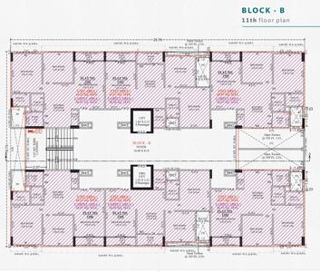 Project Image of 613.22 - 852.39 Sq.ft 2 BHK Apartment for buy in Shree Balaji Satyam Luxuria