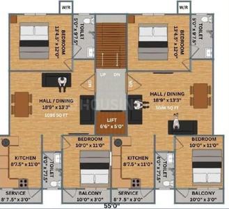 Project Image of 0.0 - 1086.0 Sq.ft 2 BHK Apartment for buy in Satsadanam