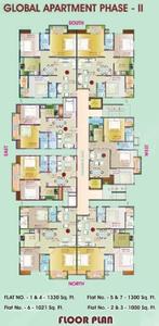 Project Image of 560.0 - 1330.0 Sq.ft 1 BHK Apartment for buy in Lakshya Global Apartment Phase II