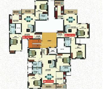 Project Image of 955.0 - 1385.0 Sq.ft 2 BHK Apartment for buy in Jamals Caladium