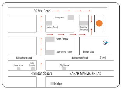 Project Image of 700 Sq.ft 1 BHK Apartment / Flat for sale in Savedi for Rs. 2600000