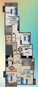 Project Image of 1154.0 - 1165.0 Sq.ft 2 BHK Apartment for buy in MP Tiara