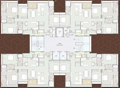 Project Image of 1671.64 - 2066.0 Sq.ft 4 BHK Apartment for buy in Adani Ambrosia