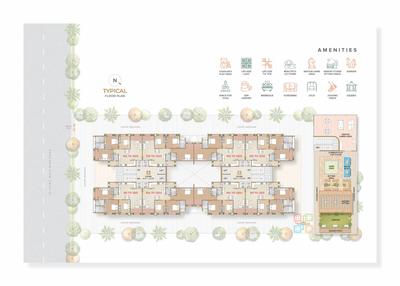 Project Image of 2403.0 - 2412.0 Sq.ft 3 BHK Apartment for buy in Sahajanand Supreme