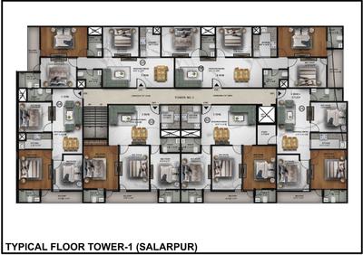 Project Image of 1450.0 - 1850.0 Sq.ft 3 BHK Builder Floor for buy in Capital Home 102