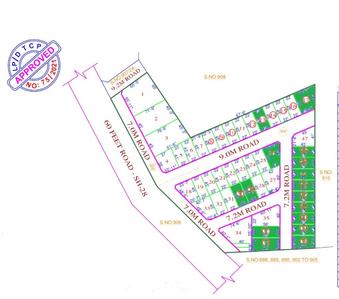 Project Image of 923.0 - 4117.0 Sq.ft Residential Plot Plot for buy in KPN Sri Srinivasa Avenue