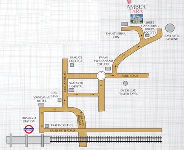 Project Image of 253.0 - 500.0 Sq.ft 1 RK Apartment for buy in Amber Tara