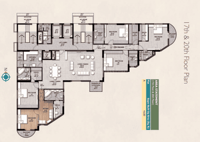 Project Image of 2180.0 - 4630.0 Sq.ft 3 BHK Apartment for buy in Juneja Inia
