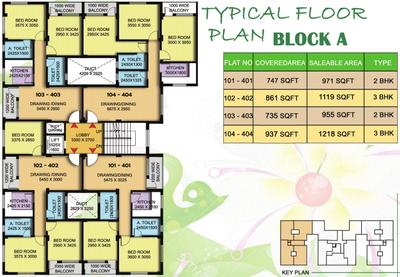 Project Image of 872.0 - 1306.0 Sq.ft 2 BHK Apartment for buy in Reality Greenview Residency