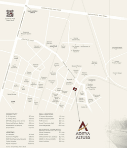 Project Image of 962.83 - 968.0 Sq.ft 3 BHK Apartment for buy in Ridham Aditya Altuss